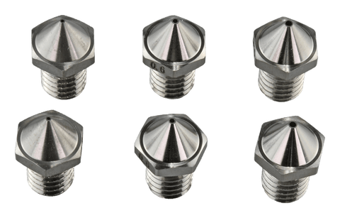 Flashforge Creator 3 Pro / Creator 4 Steel Nozzle Set – 0.4/0.6/0.8 mm (6er-Pack)