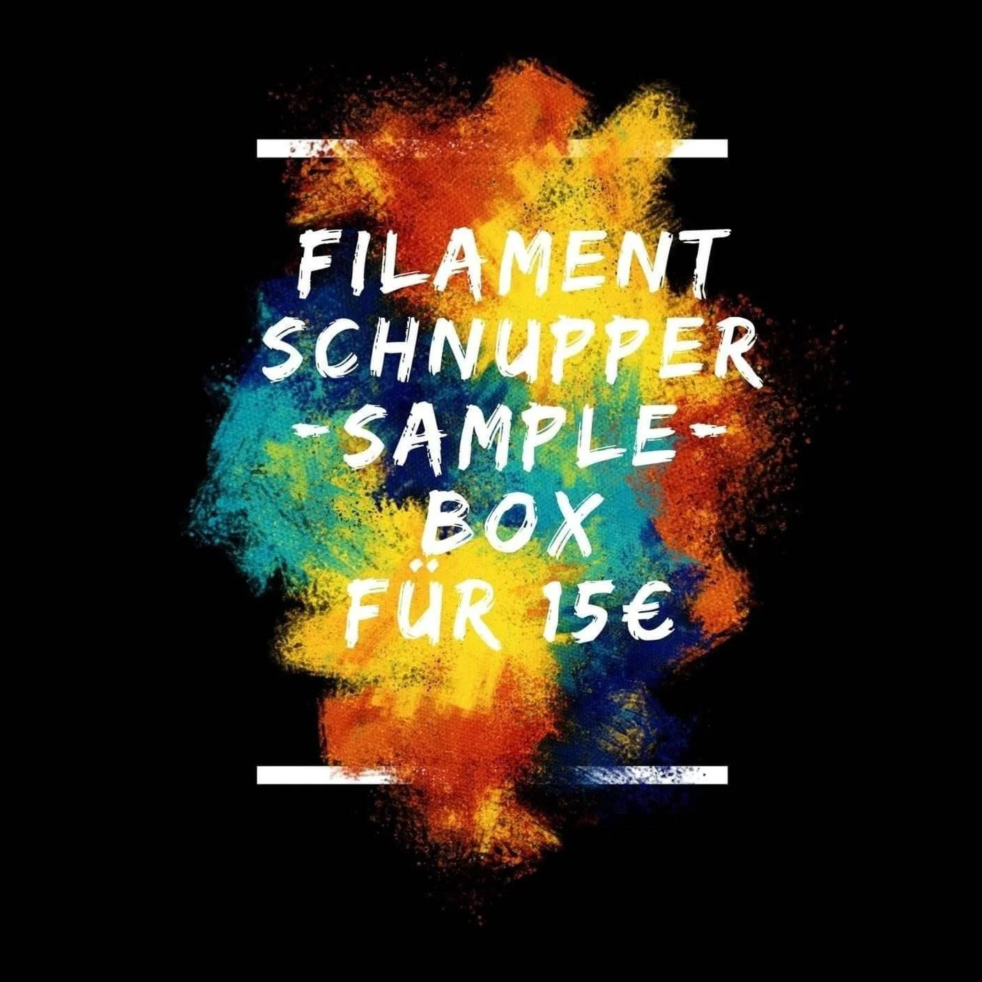 Filament Sample Box – 10 Filamentproben zum Testen – 3ddruckboss