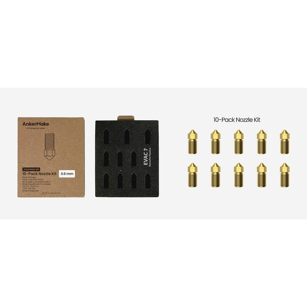 AnkerMake M5 Brass Düse 0,6mm - 10 Stück
