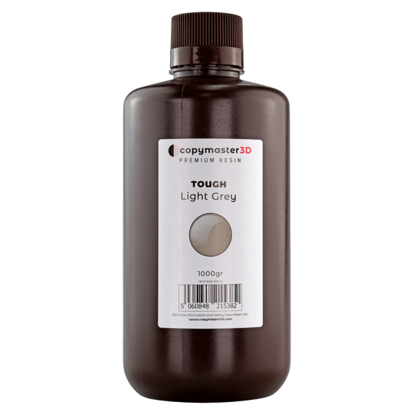 Copymaster3D Tough UV ABS Like Resin – 1000 ml – Hellgrau