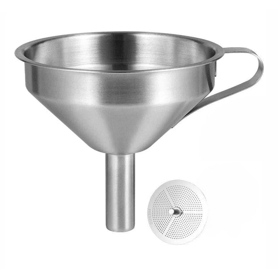 Edelstahl Trichter mit Filter