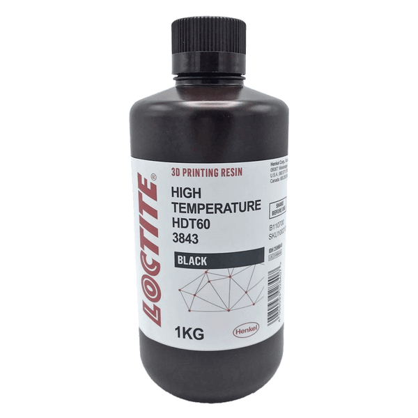 Loctite 3D 3843 HDT60 Matte Black Resin – 1kg