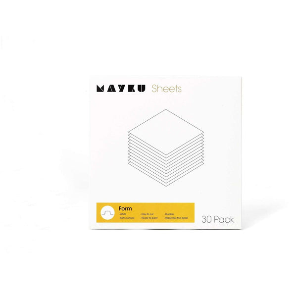 Mayku FormBox Form Sheets – 30er Pack (0,5 mm Weiß)
