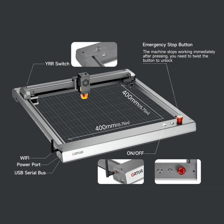 Ortur Laser Master 3 - Lasergravur und -Schneidemaschine Laser 3ddruckboss