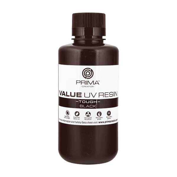 PrimaCreator Value Tough UV Harz (ABS Like) - 500 g - Schwarz