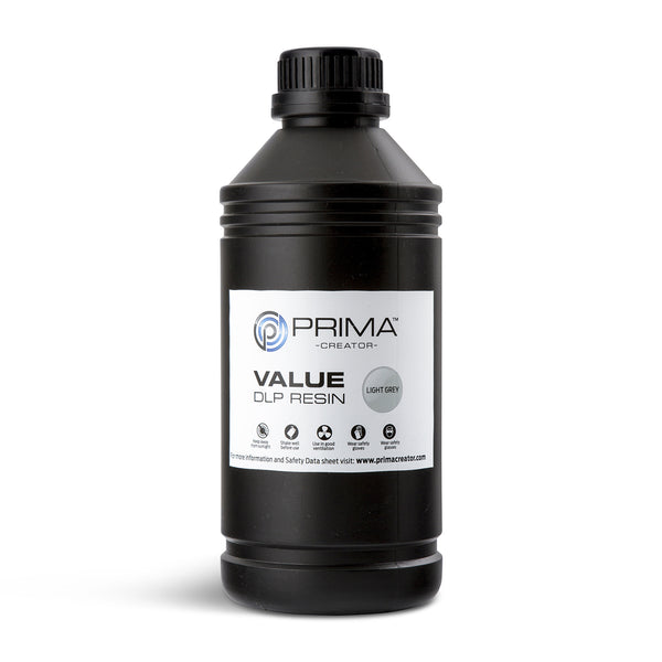 PrimaCreator Value UV/DLP Resin – 1000 ml Light Grey