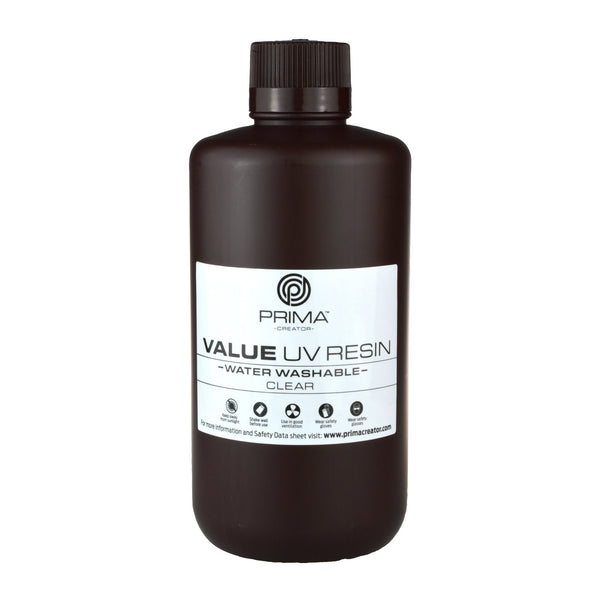 PrimaCreator Value Water Washable UV Resin - 1000 ml - Clear