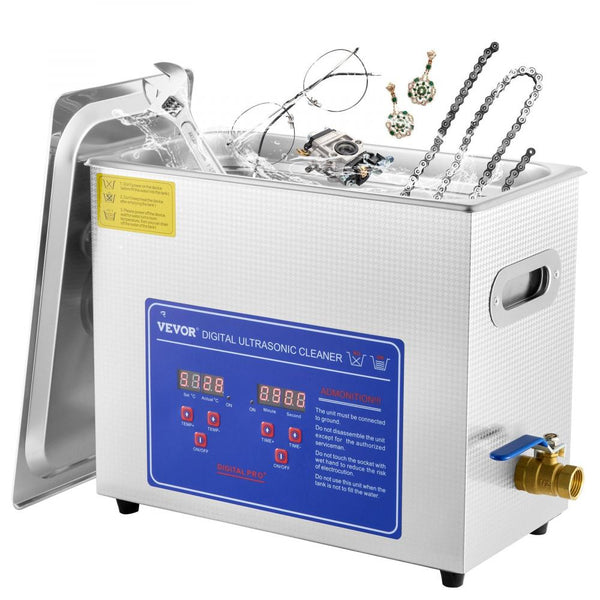 Ultraschallreiniger 6L - Edelstahl - mit Heizung