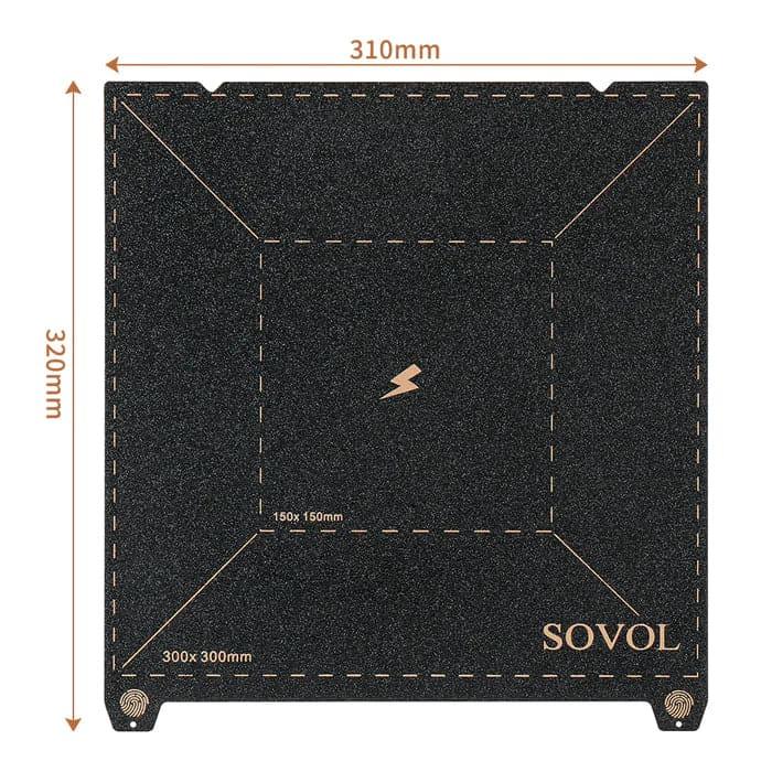 Sovol SV07 Plus PEI pulverbeschichtete Magnetplatte