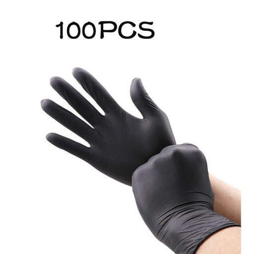 Nitril Einweghandschuhe 100 Stück schwarz Size: S, M, L, XL