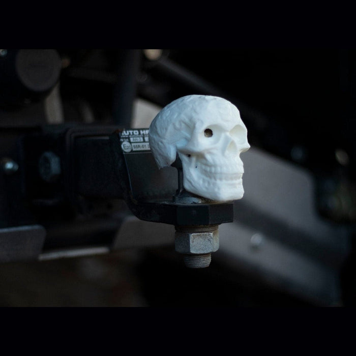 Schutzkappe Anhängerkupplung Totenkopf Skull ATV, Quad, Auto Farbe: Weiß, Schwarz
